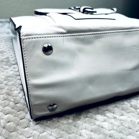 Coach Shoulder Bag Purse Reptile Tote Charlie Embossed Python Leather F28723 - Picture 15 of 16